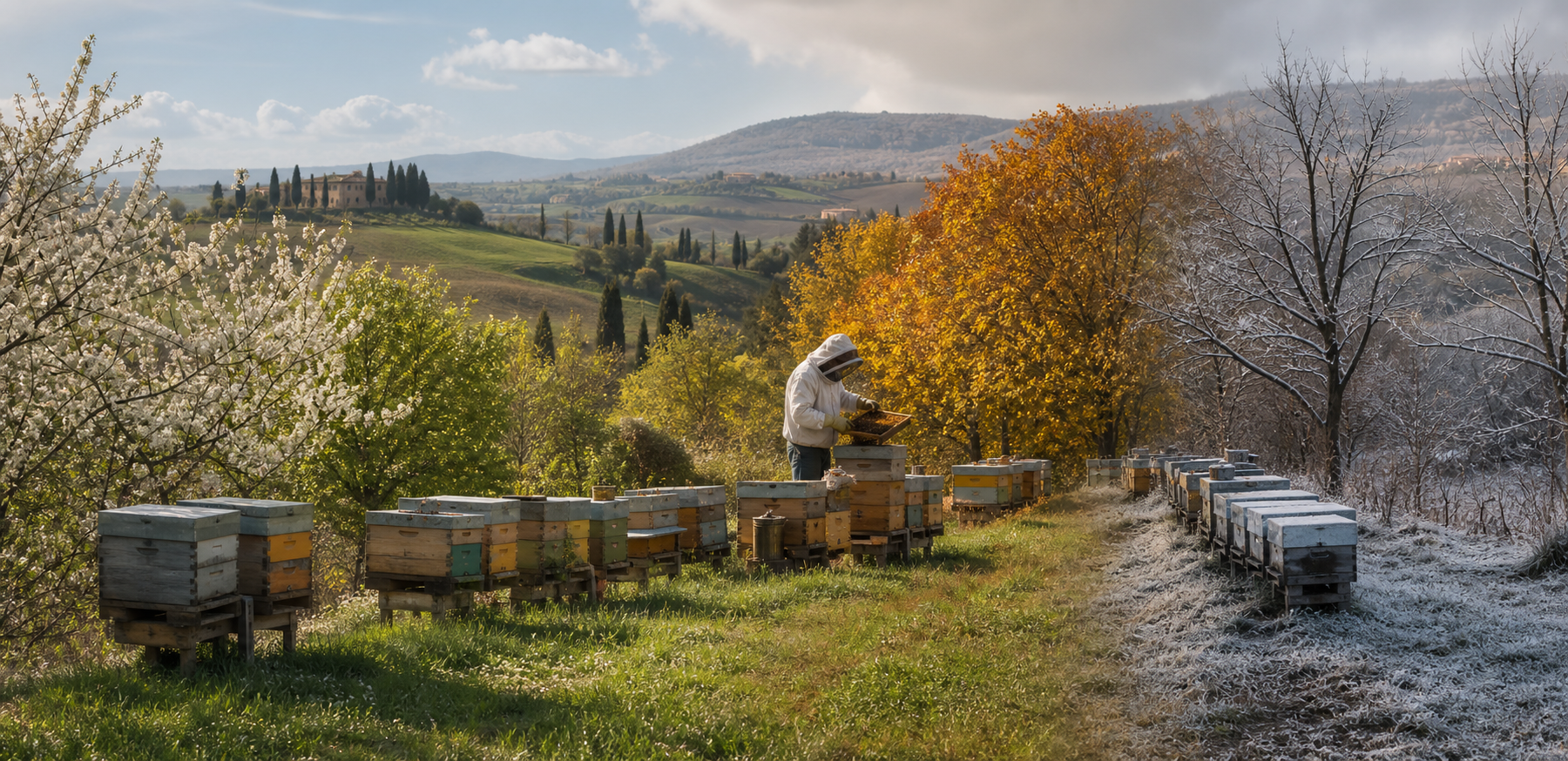 Beekeeping Seasons in Tuscany: What Changes Through the Year